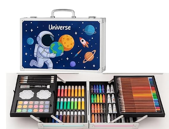 Outer Space - 145pcs Colouring Set