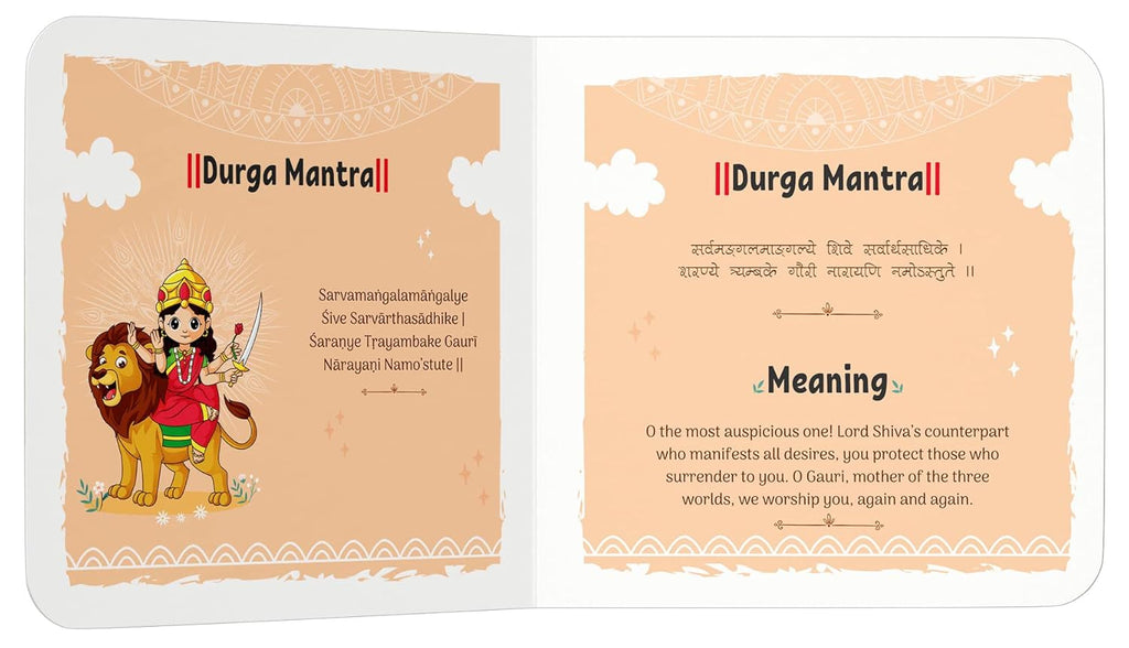 Shlokas and Mantras for Kids – Illustrated Padded Board Book: Simple Sanskrit Shlokas with English & Hindi Translations | First Spiritual Book to Teach Indian Culture, Values & Devotional Practices | Book for Toddlers, Preschoolers & Early Readers | Ag...