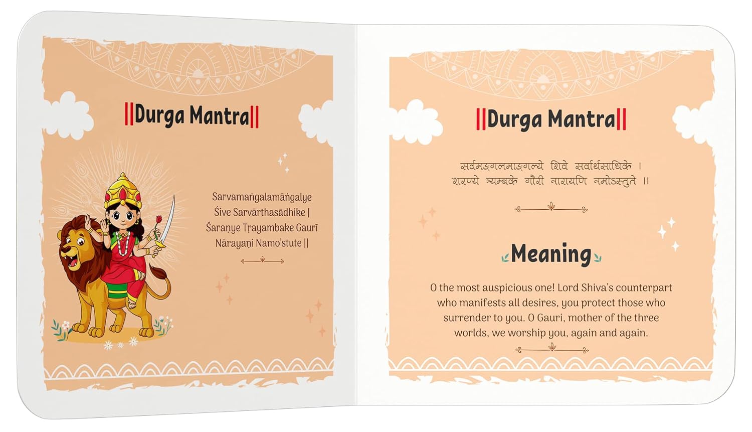 Shlokas and Mantras for Kids – Illustrated Padded Board Book: Simple Sanskrit Shlokas with English & Hindi Translations | First Spiritual Book to Teach Indian Culture, Values & Devotional Practices | Book for Toddlers, Preschoolers & Early Readers | Ag...