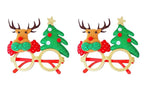 Glitter Reindeer Christmas Goggles Eye Glasses Xmas Party Props Costume Favors Christmas Gift For Kids Xmas Party Accessories Unisex celebration item