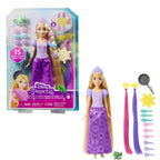 Disney Princess Toys, Rapunzel Doll with Color-Change Hair Extensions and Hair-Styling Pieces, Inspired by The Movie​​