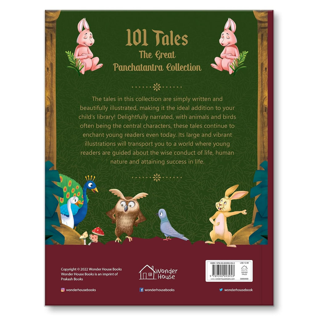 101 Tales The Great Panchatantra Collection - Collection of Witty Moral Stories For Kids For Personality Development (Hardback)