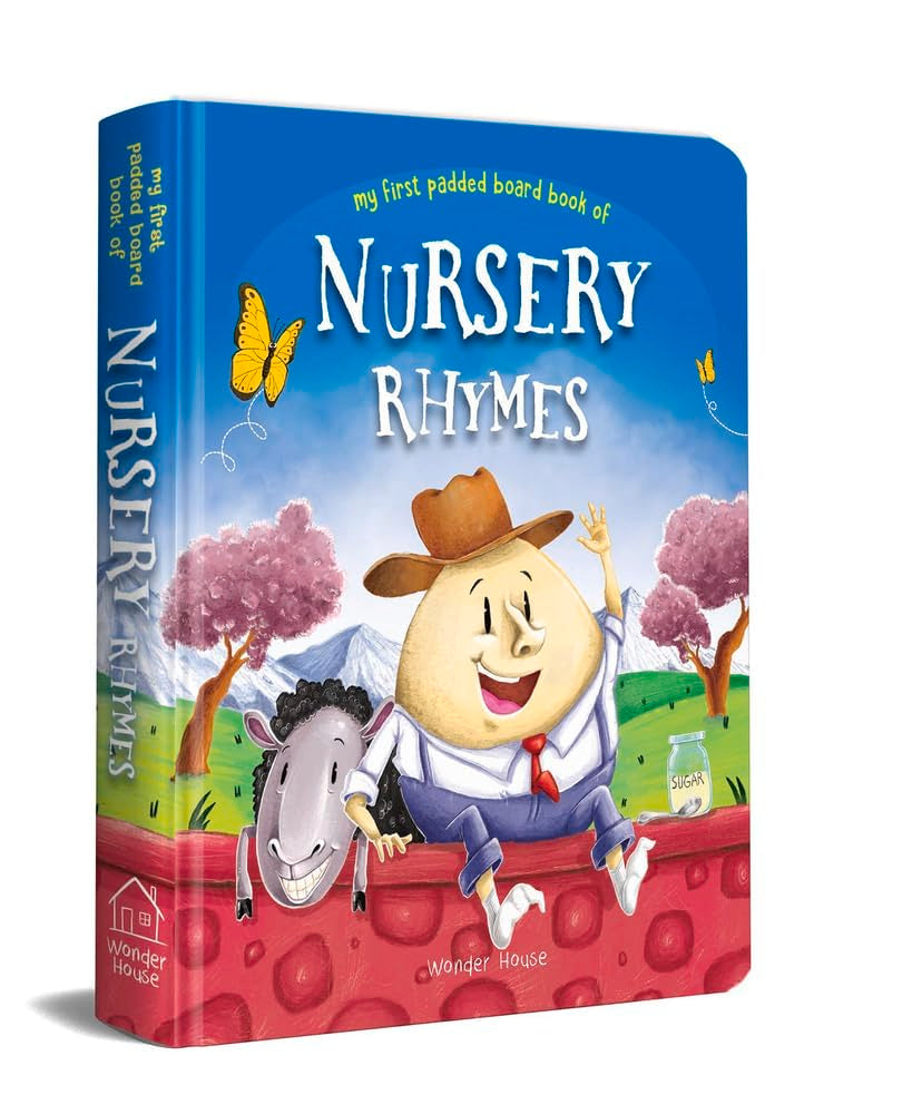 Nursery Rhymes – Board Book for Kids (My First Book Series): Illustrated Collection of Classic Rhymes Like Twinkle Twinkle, Humpty Dumpty, Jack and Jill & More | Early Learning Rhythm & Rhyme Book for Babies, Toddlers & Preschoolers | Ages 2–6 Years