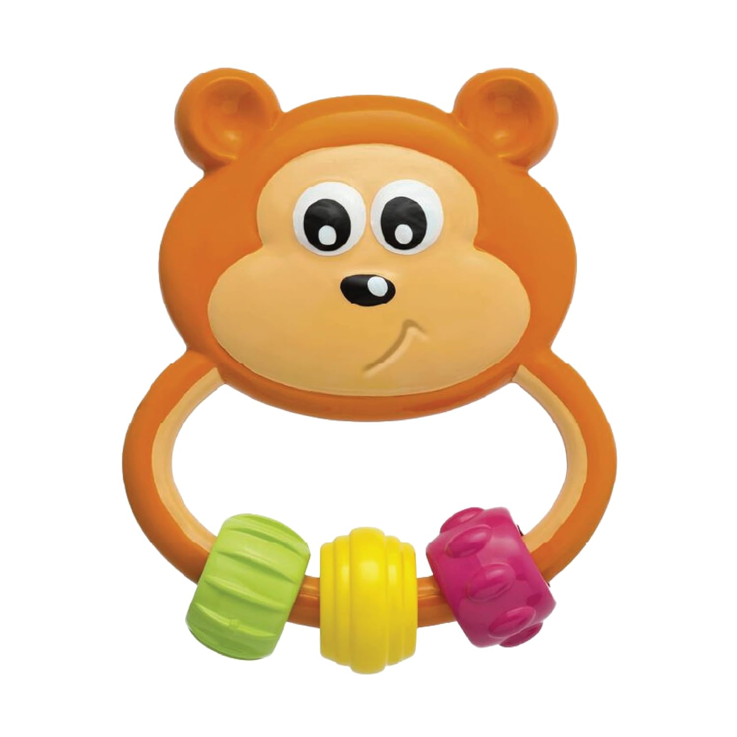 Chicco FirstPlay Set|4-Piece Interactive Rattle Toy Set for 3 to 18 months | Lightweight & Easy-to-Grasp Baby Rattles | Stimulates Sensory & Manual Coordination | |Infant Toys|Paint-free