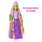 Disney Princess Toys, Rapunzel Doll with Color-Change Hair Extensions and Hair-Styling Pieces, Inspired by The Movie​​