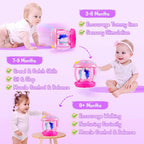 GRAPHENE Happy Horse Rotating Musical Drum Set for Toddlers Battery Operated Merry-Go-Round Toy with Lights Different Sounds & Lullaby Songs Multicolor (Pack of 1)