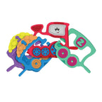 Chicco FirstPlay Set|4-Piece Interactive Rattle Toy Set for 3 to 18 months | Lightweight & Easy-to-Grasp Baby Rattles | Stimulates Sensory & Manual Coordination | |Infant Toys|Paint-free