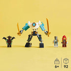 LEGO NINJAGO Zane’s Battle Suit Mech Pretend Play Toy Set 71827 Building Blocks Toys for 6+ Gift for Boys and Girls