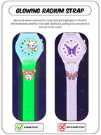 SPIKY Analog Watch for Kids | 3D Cartoon | 7 Multicolor LED Luminous Lights with Silicone Strap | Unisex Best Birthday Gift | Analogue Wrist Watches for Boys & Girls | Age 3-10 yrs