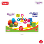 Giggles Funskool Link Stack N Nest, Nesting & Stackable Toy Blocks for Kids, Encourages Learning & Development, Fun Activity for Babies, Gift Set for Kid, Age 6+ Months