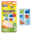 Hopop Mosquito Repellent Patches | MoZzbito 100% Natural Baby Mosquito Patches | Upto 12 Hour Protection Mosquito Sticker | Suitable for Kids & Adults | Deet Free | Pack of 24 | Transport