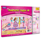 Imagimake DIY Magnetic Dress-Up Princess |Pretend Play Toys for Girls | 30 Magnetic Dresses & Accessories | Interchange & Create Unlimited Outfits | Birthday Gift for Girls Ages 3,4,5,6,7,Multicolour
