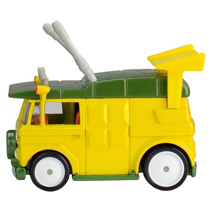Hot Wheels TMNT Party Wagon, 1:64 Scale Die-Cast Replica from Popular Movie, TV Show or Video Game