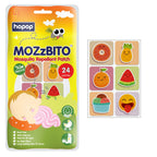 Hopop Mosquito Repellent Patches | MoZzbito 100% Natural Baby Mosquito Patches | Upto 12 Hour Protection Mosquito Sticker | Suitable for Kids & Adults | Deet Free | Pack of 24 | Transport