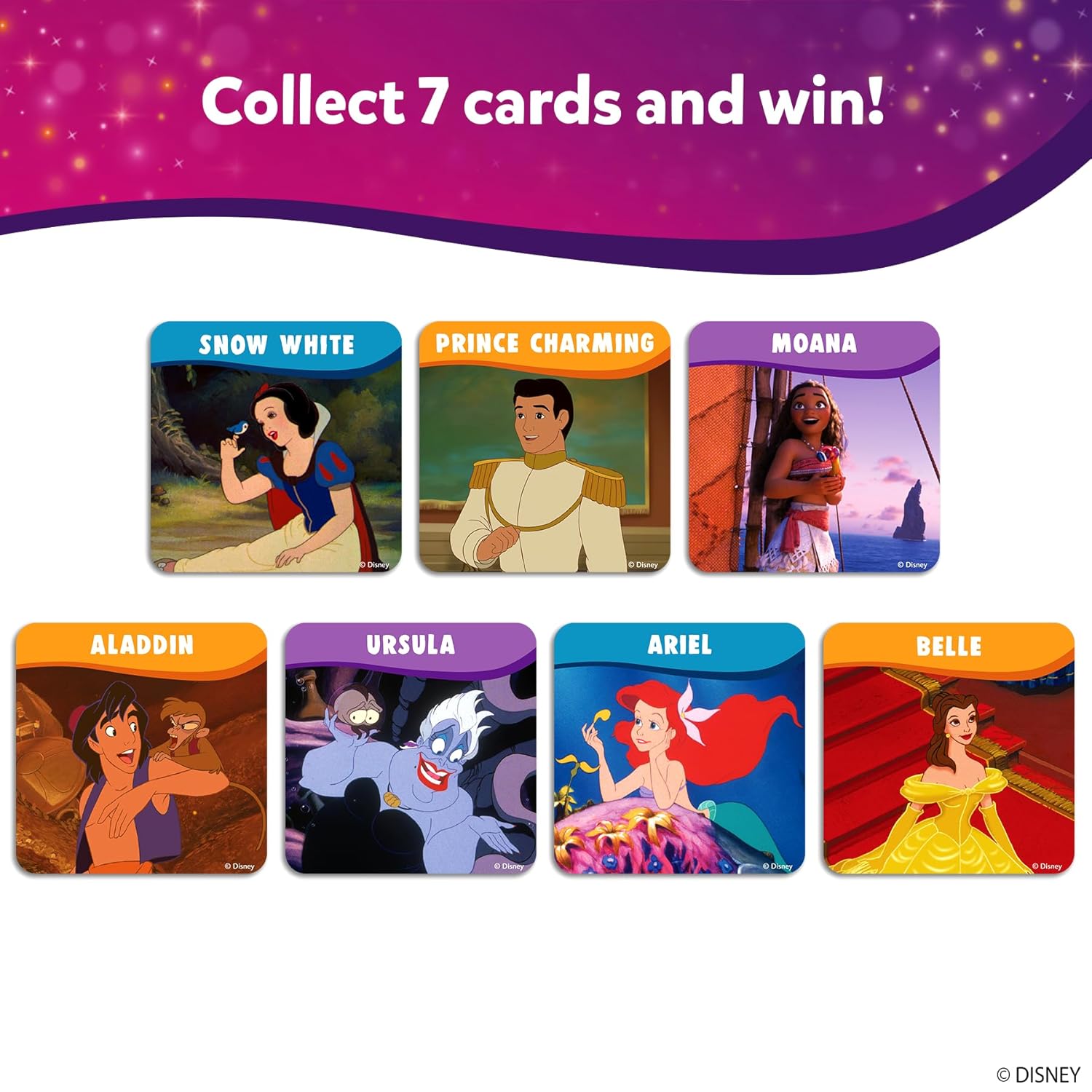 Skillmatics Guess in 10 Disney, Card Game for Girls, Boys, Kids, Teens, Adults, Who Love Cinderella, Mickey Mouse, Moana, Gifts for Ages 6, 7, 8, 9 and Up