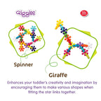 Giggles Funskool Stack N Nest, Nesting & Stackable Toy Blocks for Kids, Encourages Learning & Development, Fun Activity for Babies, Gift Set for Kid, Age 6+ Months