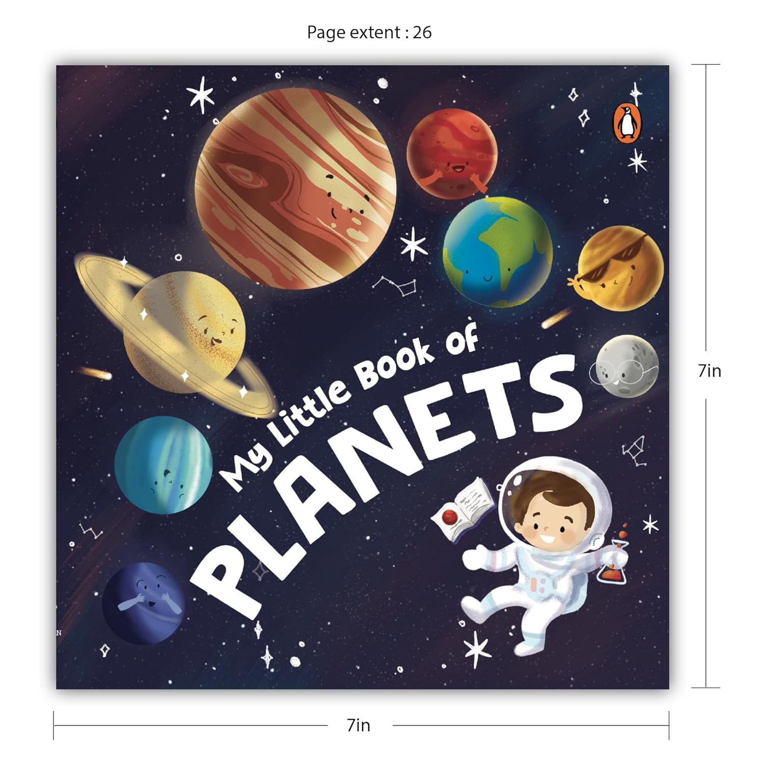 My Little Book of Planets: Rhyming & Illustrated Solar System Board Book for Kids | Fun Learning About Planets for Toddlers & Preschoolers | Ages 3+ ... | Book for 3+ [Penguin Early Learning Series]