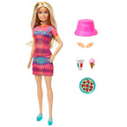 Barbie Doll Set with Clothes & Accessories, Pink Passport Italy Adventures, Includes Blonde Doll & Food Pieces