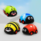 GRAPHENE Pullback Bees Car for Toddler Unbreakable Beetle Toy Cartoon