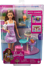 Barbie Doll, Blonde, and Playset with 3 Puppies, Bathtub and Accessories, Gift for 3 to 7 Year Olds