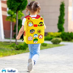 FunBlast Bagpack for Children - Bag for Pre-Schoolers Kids, Small Picnic Bag for Baby, Boys, Girls, Lightweight Miniature Bags for Kids, Boys, Girls (33.2 X 24.8 X 20 Cm)