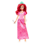 Disney Mattel Princess Toys, Ariel Fashion Doll in Signature Pink Dress and 9 Accessories, Inspired by The Movie