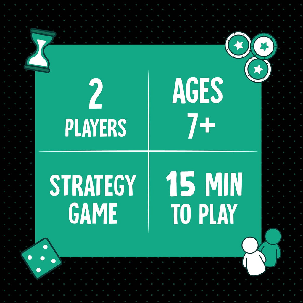 Funskool Othello Classic, Strategy Game, Board Game for Kids, Adults, Families, Educational, Fun, 2 Players, Family Fun, Learning Activity Toy for Childrens, Gift Set for Kid, Ages 7+ Years