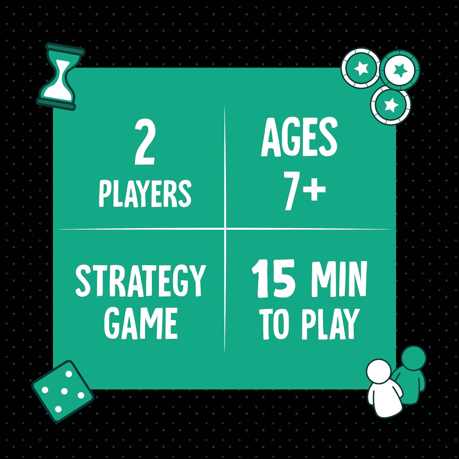 Funskool Othello Classic, Strategy Game, Board Game for Kids, Adults, Families, Educational, Fun, 2 Players, Family Fun, Learning Activity Toy for Childrens, Gift Set for Kid, Ages 7+ Years