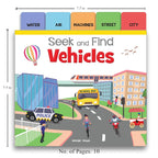 Seek And Find - Vehicles : Early Learning Board Books With Tabs