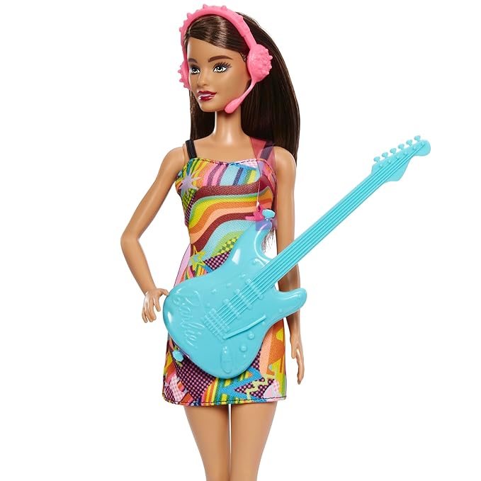 Barbie® Dolls & Accessories, Sisters Pop Star-Themed Playset, and Chelsea™ Dolls with Musical Pieces, Toy Gift for Kids