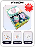 SPIKY Analog Watch for Kids | 3D Cartoon | 7 Multicolor LED Luminous Lights with Silicone Strap | Unisex Best Birthday Gift | Analogue Wrist Watches for Boys & Girls | Age 3-10 yrs