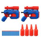 Nerf Alpha Strike Claw Qs-4 Blaster 4 Official Nerf Elite Foam Darts,Multicolor
