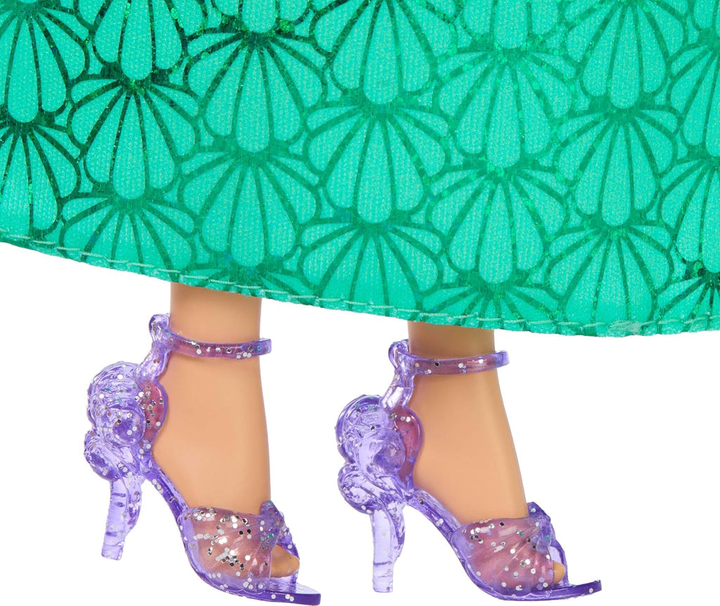 Mattel Disney Princess Dolls, Ariel Posable Fashion Doll Set with Sparkling Clothing and Accessories, Disney Movie Toys