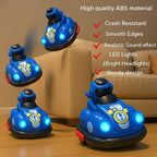 Remote Control Go Kart Racing Cars Set, 2.4GHz Rechargeable RC Bumper Cars with LED Lights, Red and Blue, 2-Pack, with Ejecting Drivers, Multiplayer Battle Game for Kids, Ages 4+