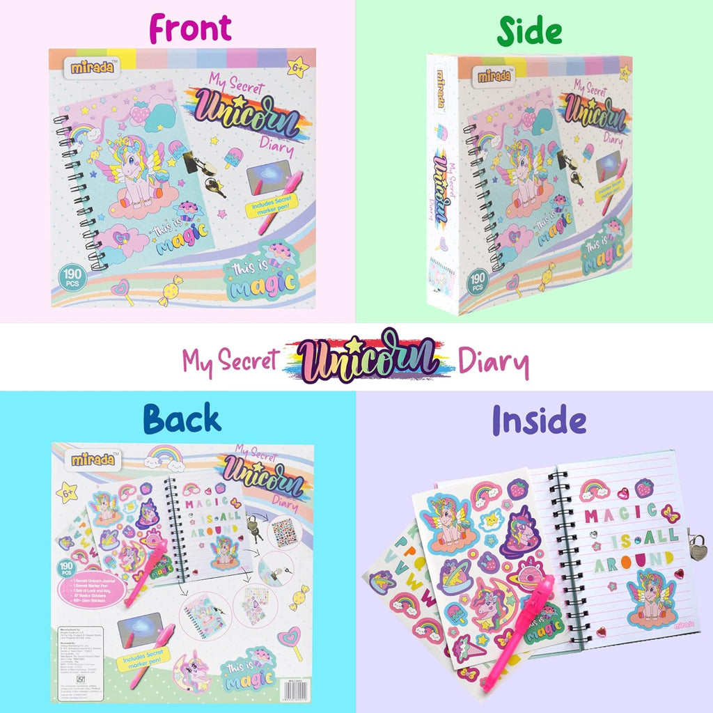 Mirada Art & Craft,BFF Scrapbook, Ideal Gift for Boys & Girls, 6+ (MAC2010)