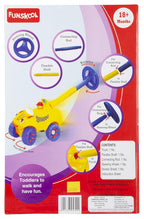 Giggles Funskool Walk N Drive Truck, Fun & Development Toy for Babies, Encourage Walking in Infants, Improve Balance & Coordination, Stimulate Senses, Multicolour, Gift Set for Kids, Ages 18+ Months
