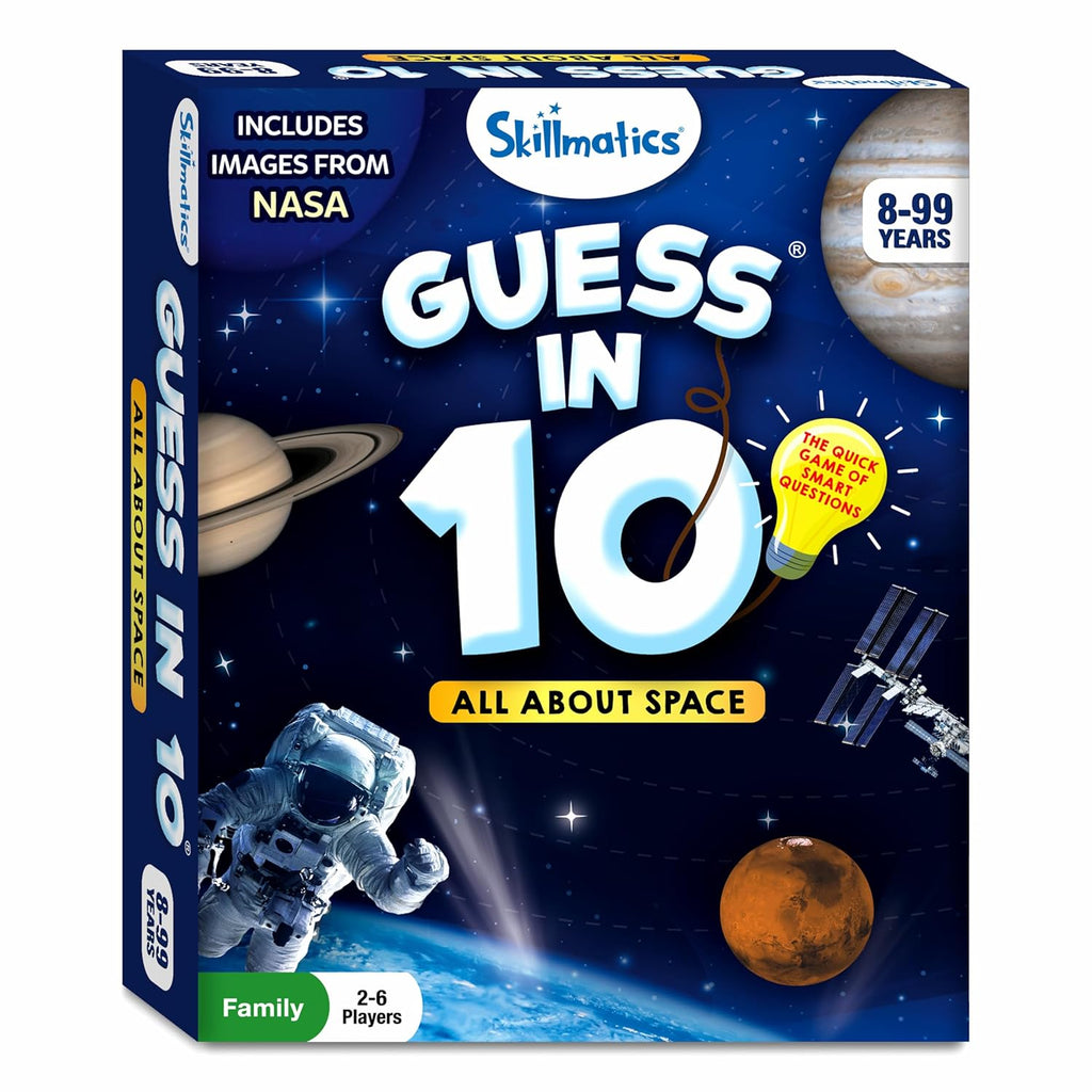 Skillmatics Guess in 10 Disney, Card Game for Girls, Boys, Kids, Teens, Adults, Who Love Cinderella, Mickey Mouse, Moana, Gifts for Ages 6, 7, 8, 9 and Up