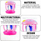 GRAPHENE Happy Horse Rotating Musical Drum Set for Toddlers Battery Operated Merry-Go-Round Toy with Lights Different Sounds & Lullaby Songs Multicolor (Pack of 1)