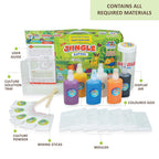 Jungle Safari Aqua Squish Kit | Make More Than 40 3D Colorful Soft and Squishy Jungle Animals | Magic Water Elf Gel Toys for Girls and Boys | 6 Animal Moulds | Ideal for Birthday Gift