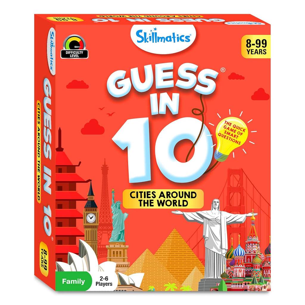 Skillmatics Guess in 10 Disney, Card Game for Girls, Boys, Kids, Teens, Adults, Who Love Cinderella, Mickey Mouse, Moana, Gifts for Ages 6, 7, 8, 9 and Up
