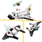 LEGO Creator Space Shuttle 31134 Building Toy Set with Astronaut and Spaceship Models for Kids Aged 6+