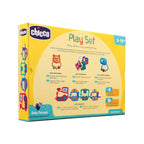 Chicco FirstPlay Set|4-Piece Interactive Rattle Toy Set for 3 to 18 months | Lightweight & Easy-to-Grasp Baby Rattles | Stimulates Sensory & Manual Coordination | |Infant Toys|Paint-free