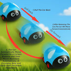 GRAPHENE Pullback Bees Car for Toddler Unbreakable Beetle Toy Cartoon