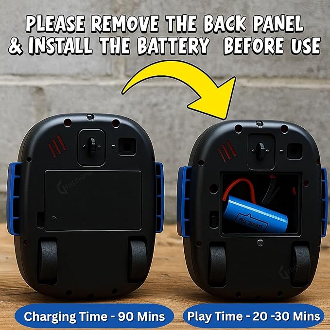 Remote Control Go Kart Racing Cars Set, 2.4GHz Rechargeable RC Bumper Cars with LED Lights, Red and Blue, 2-Pack, with Ejecting Drivers, Multiplayer Battle Game for Kids, Ages 4+