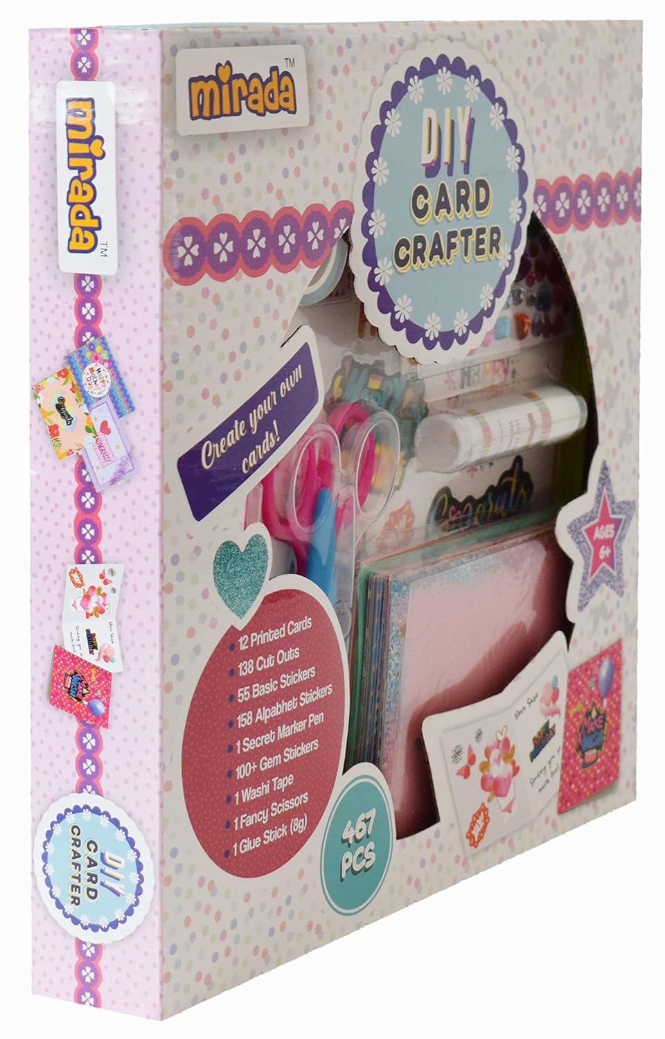Mirada Art & Craft,BFF Scrapbook, Ideal Gift for Boys & Girls, 6+ (MAC2010)