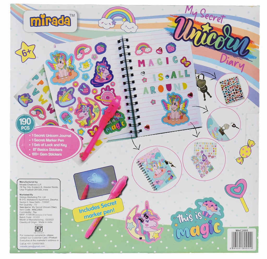 Mirada Art & Craft,BFF Scrapbook, Ideal Gift for Boys & Girls, 6+ (MAC2010)