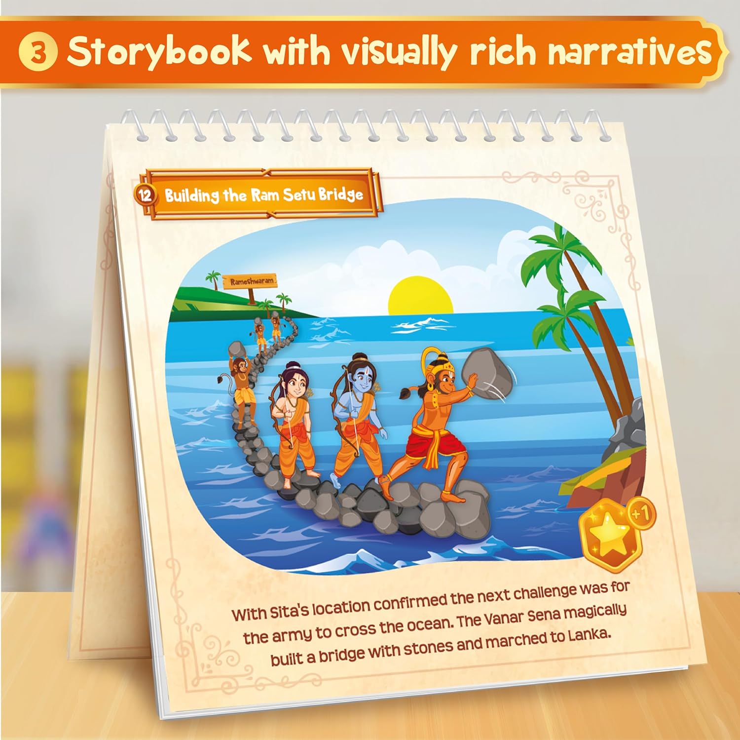 Imagimake Mapology Tales of Ramayana | 3-in-1 Fun Family Board Game | Magnetic Path Puzzle | Ramayana Storybook | Trump Cards| Gifts for Kids Age 8,9,10,11,12