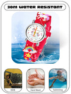 SPIKY Analog Watch for Kids | Unicorn Designer Printed Strap | Water Resistant | Stylish Unisex Best Birthday Gift | Analogue Wrist Watches for Girls & Boys | Age 2-14 yrs