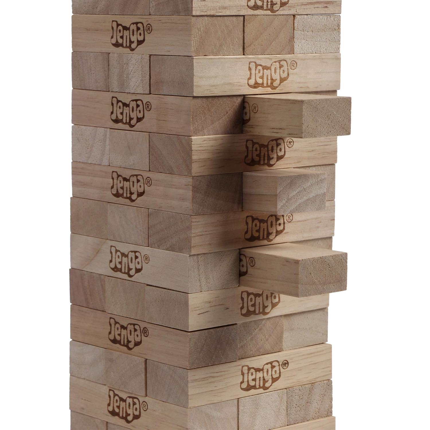 Hasbro Gaming Original Jenga Stacking Tower Game, Fun for Kids & Families, Birthday Gift Toys for Kids Ages 6+, for 1 or More Players
