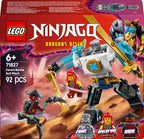 LEGO NINJAGO Zane’s Battle Suit Mech Pretend Play Toy Set 71827 Building Blocks Toys for 6+ Gift for Boys and Girls